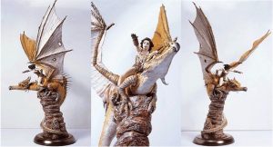 Achilleos Dragon Statue