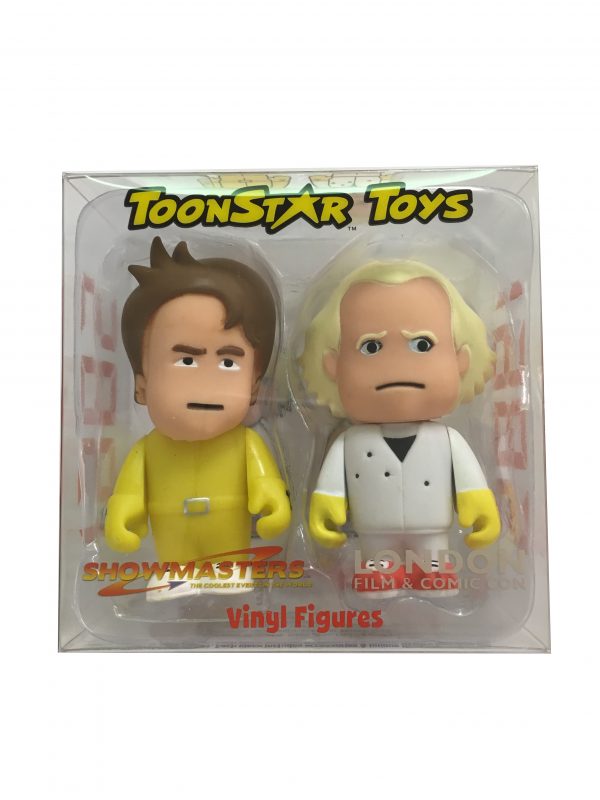 Back to the Future Charicature 1985 Set Marty & Doc Brown