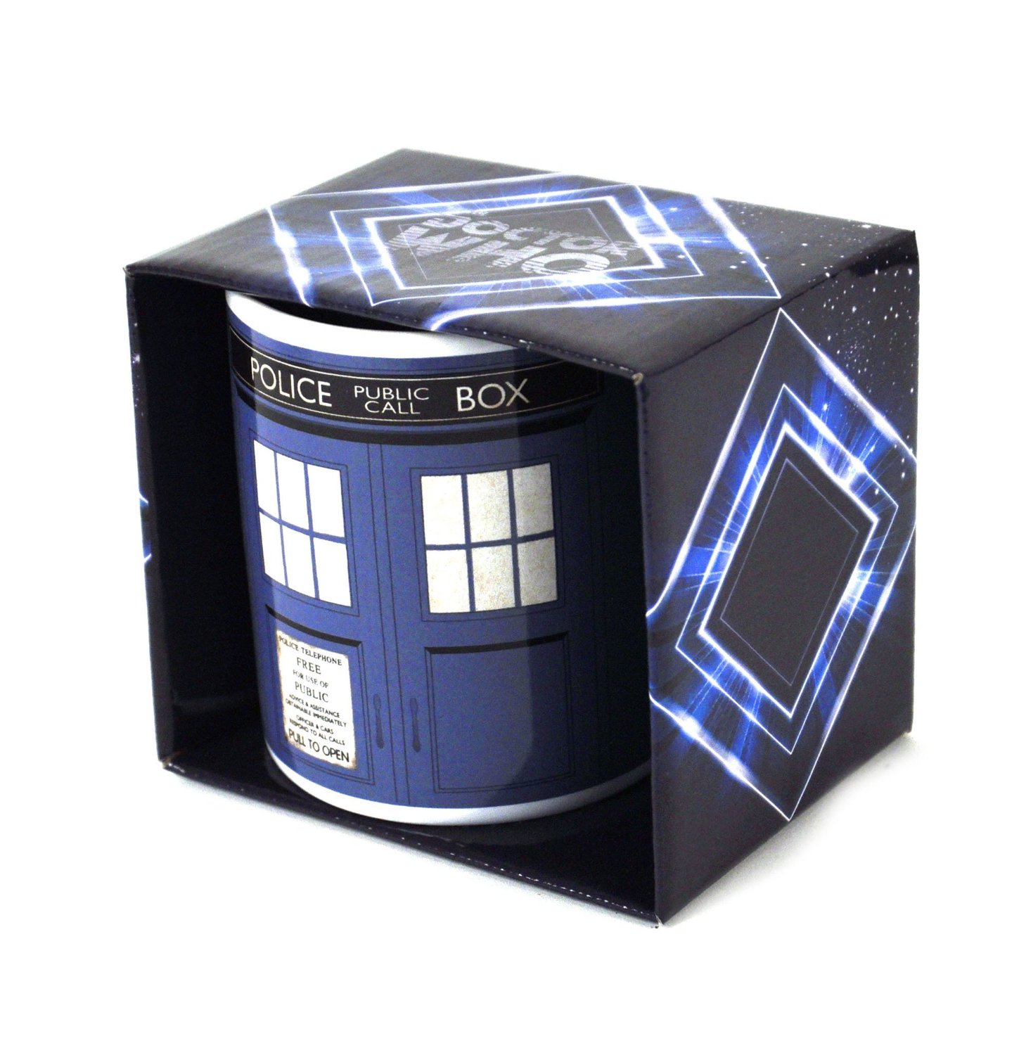 Download Doctor Who TARDIS Police Public Call Box Boxed Mug - Get Retro