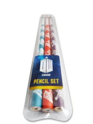 Doctor Who Pencil Set (3 Pack)