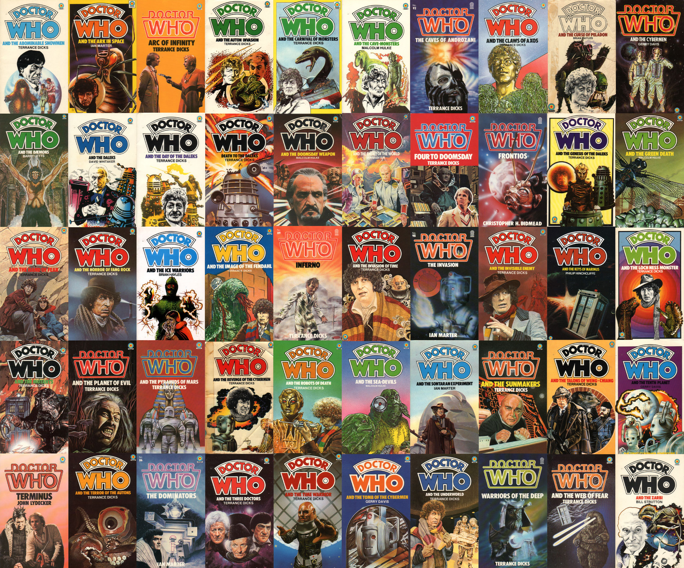 doctor who target books