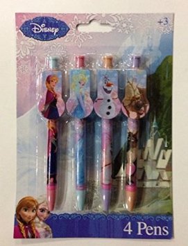 Disney Frozen Character Pens (4 Pack)