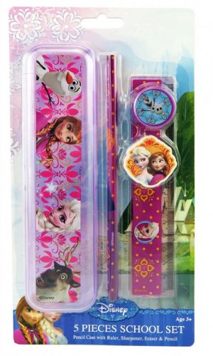 Disney Frozen Anna, Elsa & Olaf 5 Piece School Stationery set