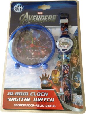 Marvel Avengers Alarm Clock and Digital Watch
