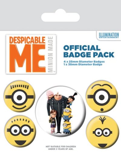 Despicable Me Minions Badge Pack