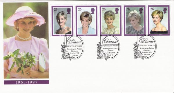 Princess Diana Official Royal Mail First Day Cover