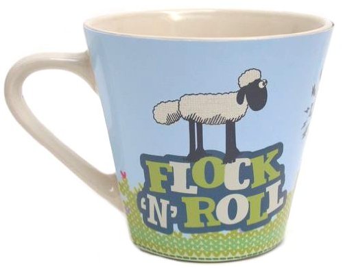 Shaun the Sheep 'Flock Star/Flock 'n' Roll!' Fleeced Lightning Mug - Official Merchandise from ECP Design