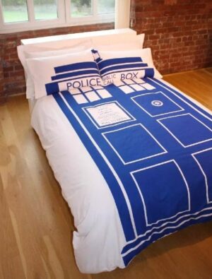 Doctor Who Tardis Police Phone Box Design Duvet Cover Set