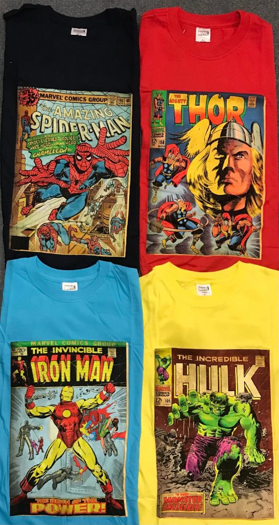 Assorted MARVEL TShirts Get Retro