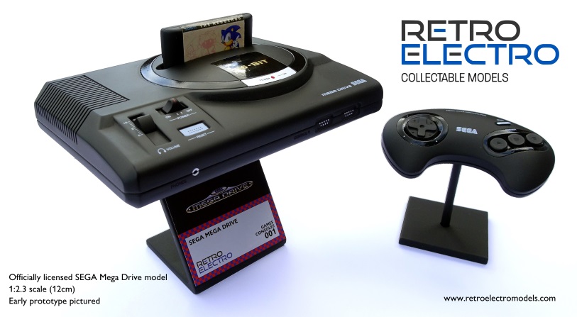 Sega Mega Drive Replica w / Sonic the Hedgehog – Get Retro