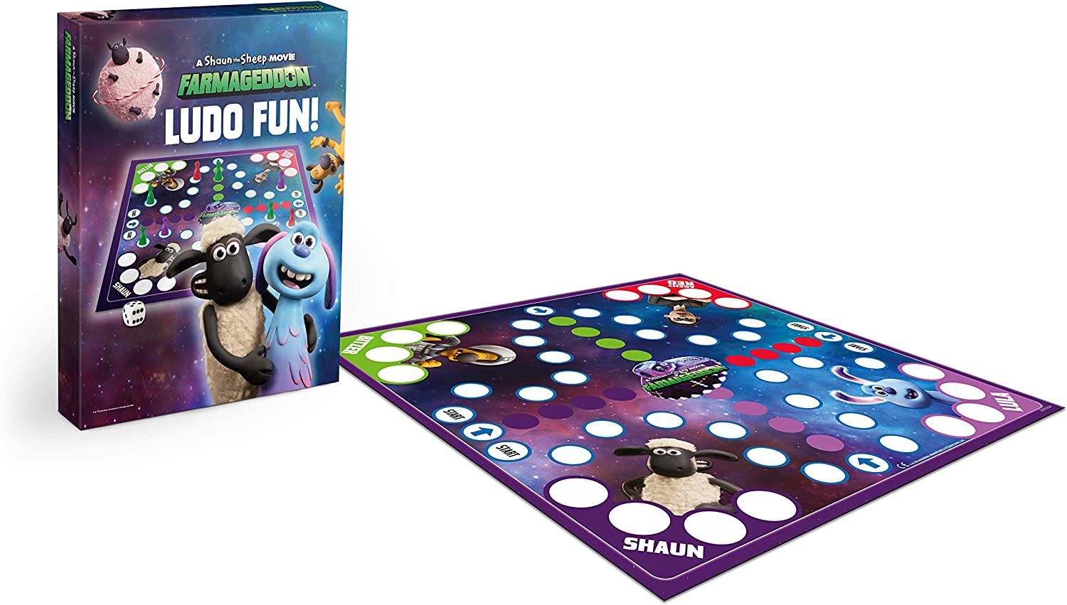 LUDO games board FROZEN. SHAUN SHEEP. FOOTBALL. PIRATE. SUPERSTAR