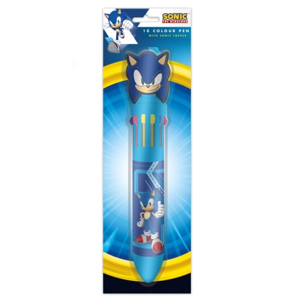 Sonic the hedgehog 10 colour pen