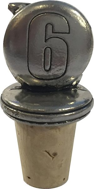 Prisoner No 6 pewter bottle stopper