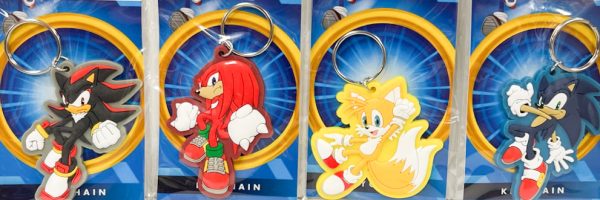 Sonic the Hedgehog official Sega keychains