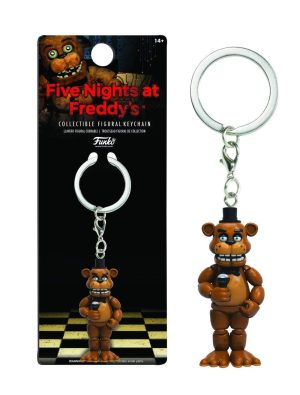 Five Nights at Freddys - Freddy Fazbear collectible funko figural keychain