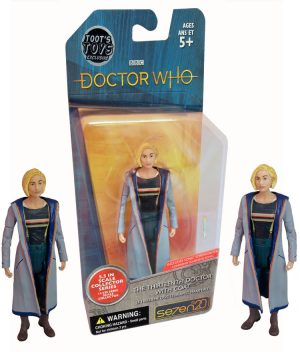 BBC Dr Who Thirteenth Doctor with coat 5.5 inch scale collector action figure by Toots Toys USA