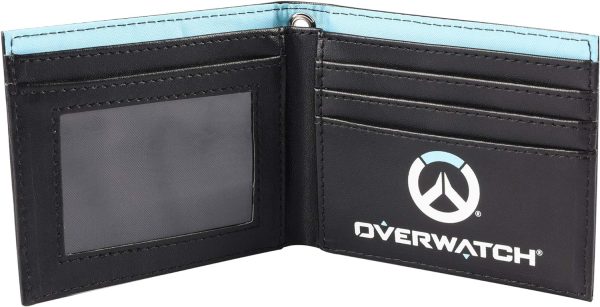 JINX Overwatch Mei 'Snowball' Graphic Bi-Fold Wallet, Black Interior