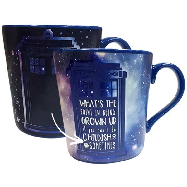 Doctor Who Heat Changing Tardis Mug