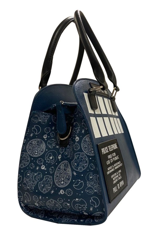 Doctor Who Tardis Deluxe Hand Bag side view