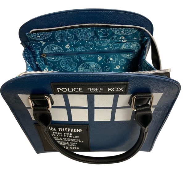 Doctor Who Tardis Deluxe Hand Bag rear view