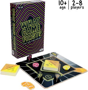 What Came First family board game set