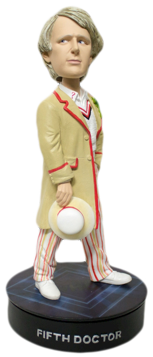 Doctor Who Fifth Doctor Bobblehead with light up base unit boxed