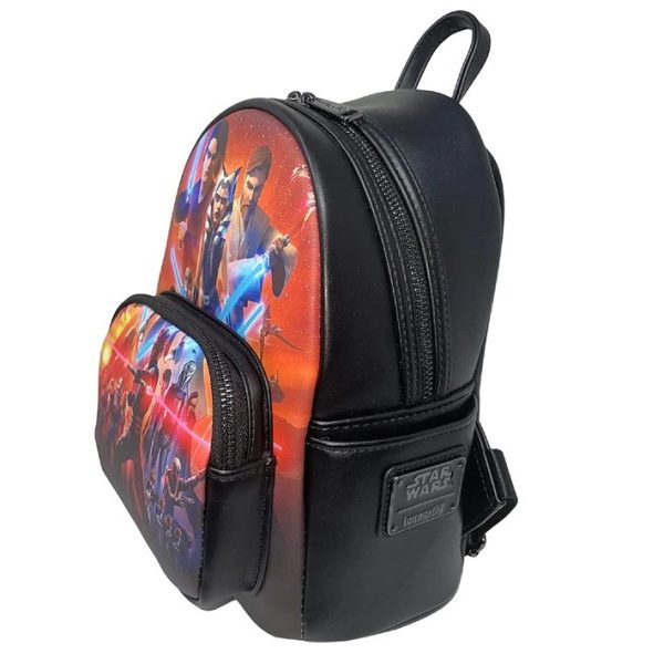 Loungefly Star Wars Clone Wars mini backpack side view