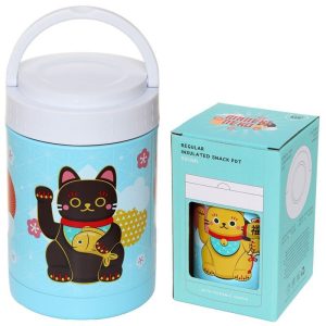 Maneki Neko Insulated Stainless Hot & Cold Lunch Pots