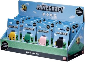 Minecraft digital watches cdu of 16 watches