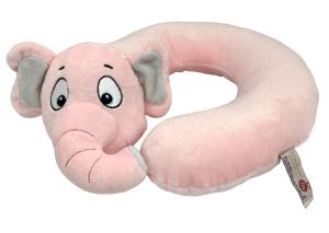 Elephant styled travel neck pillow