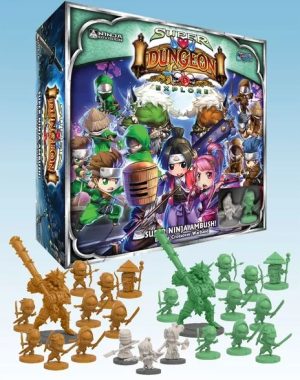 Super Dungeon Explore Super Ninja Ambush Deluxe Crossover Warband game pieces