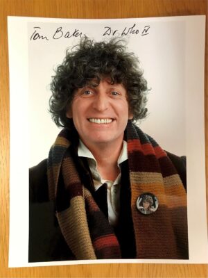 Doctor Who Tom Baker Signed Limited Edition Print - The Lost Cache publicity portrait photo