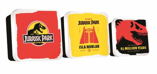 Jurassic Park Set of 3 stacking Snack Boxes