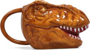 Jurassic Park T-Rex shaped Ceramic Mugs