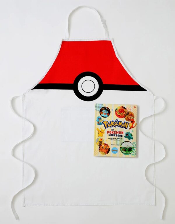 My Pokemon Cookbook and apron gift set