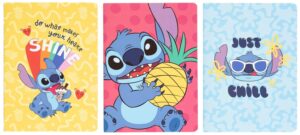 Disney Stitch Tropical A5 Notebook Set of 3