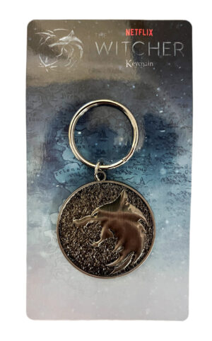 Netflix The Witcher Official Wolf Keyring