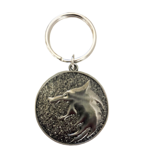 The Witcher Wolf Keyring