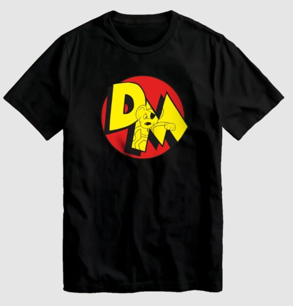 Danger Mouse Logo Black T-Shirt