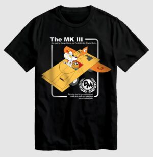 Danger Mouse MKiii Car Black T-Shirt