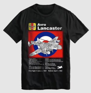 Haynes Manual Avro Lancaster Bomber T-Shirt