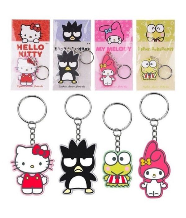 Hello Kitty Sanrio 2D Keychains Retail Bundle