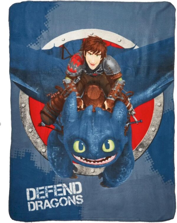 Official How to Train Your Dragon Fleece Blanket