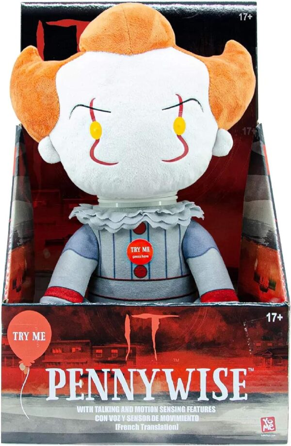 IT Pennywise Talking Motion Sensing 12 inch plush