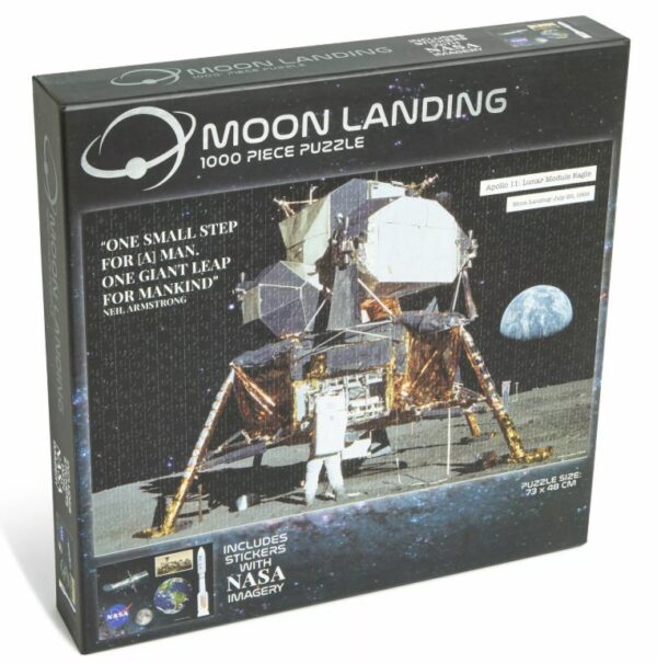 Moon Landing Eagle 1000 piece jigsaw puzzle