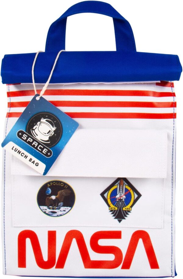 Official Nasa Logo Lunch Bag with top handle