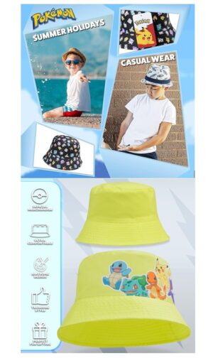 Pokémon Bucket Hats Two Designs