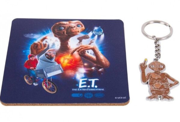 E.T The Extra Terrestrial Be Good Mug Coaster Keyring Gift Set - Image 3