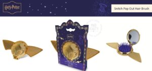 Harry Potter Snitch Pop Out Hair Brush