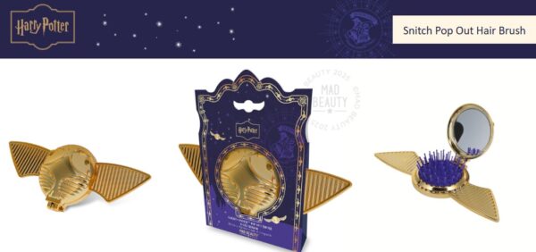 Harry Potter Snitch Pop Out Hair Brush